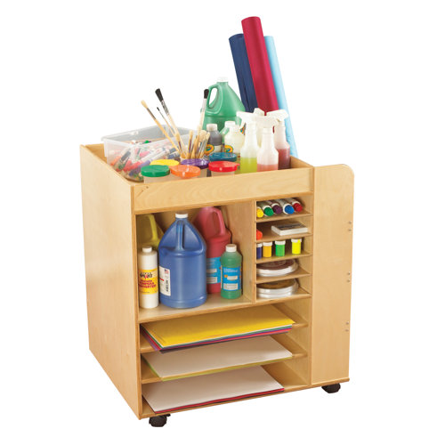 Childcraft 8 Compartment Teaching Cart Wayfair